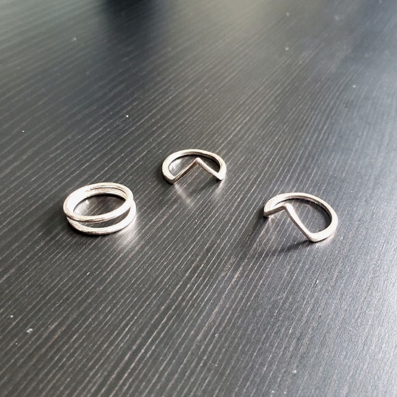 8 Ring Set (5 size 5/6 and 3 midi) - Picture 4 of 4